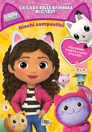 Giochi Gattastici. Activity Book. Gabby's Dollhouse. Ediz. A Colori fronte