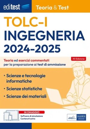 Ingegneria - Tolc-i - Manuale Di Preparazione fronte