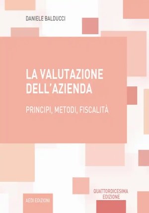 La Valutazione Dell'azienda - Principi - 14ed fronte