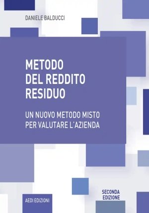 Metodo Del Reddito Residuo 2ed. fronte