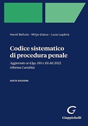 Codice Sistematico Procedura Penale 6ed. fronte