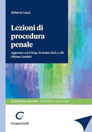 Lezioni Di Procedura Penale 15ed fronte