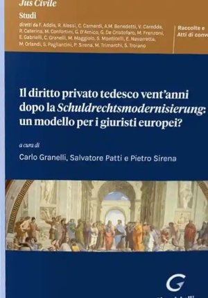 Diritto Privato Tedesco 20 Anni Dopo fronte