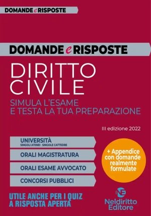 Domande Risposte Diritto Civile 2 Prova fronte