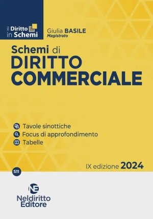 Schemi Diritto Commerciale 2024 9ed. fronte