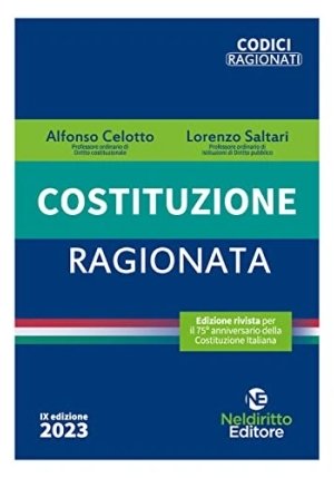 Costituzione Ragionata 2023 9ed. fronte