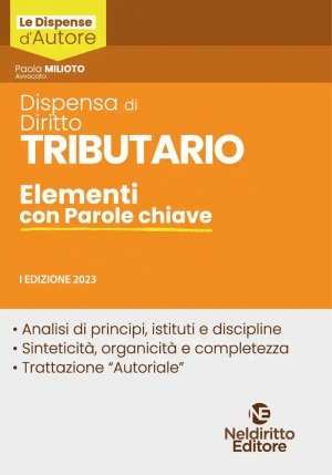 Dispensa Diritto Tributario fronte