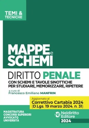 Mappe E Schemi Diritto Penale 2024 fronte