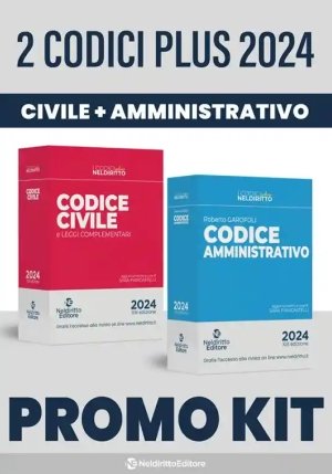 Kit Codici Plus 2024 2 Vol. Civ-amm fronte