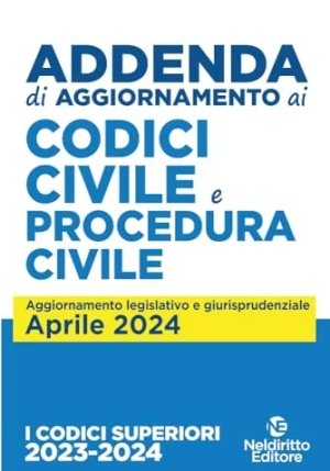 Addenda Agg. Cod.civile E Proc.2024 fronte