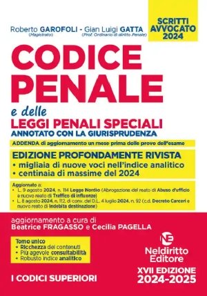 Codice Penale Ann.giurisprud.2024 Avv. fronte