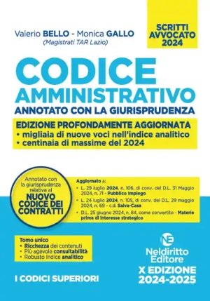 Codice Amministrativo 2024 Avvocato fronte