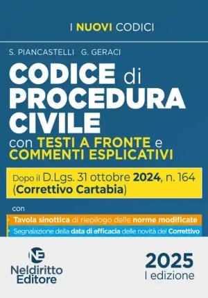 Codice Procedura Civile Testi A Fronte fronte