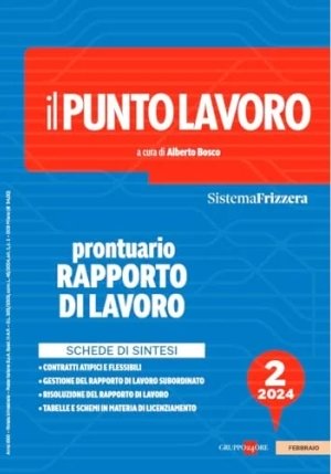 Punto Lavoro 2 Pront.rapp.lavoro 2024 fronte