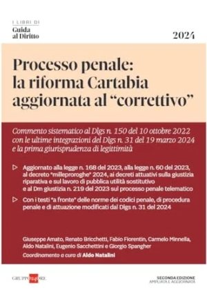 Processo Penale 2024 Riforma Cartabia fronte