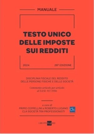 Testo Unico Imposte Redditi 2024 28ed. fronte