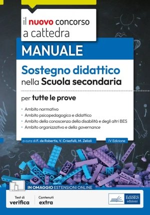 Sostegno Didattico Scuola Secondaria - Manuale Di Preparazione fronte