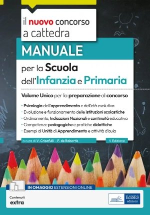 Volume Unico Per La Scuola Dell'infanzia E Primaria - Manuale Di Prepara fronte