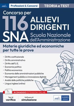 116 Allievi Dirigenti Sna - Manuale Per Tutte Le Prove Di Selezione fronte