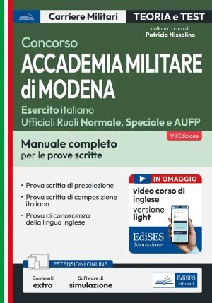 Accademia Militare Modena - Ufficiali Esercito Italiano - Manuale fronte