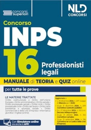 16 Professionisti Legali Inps fronte