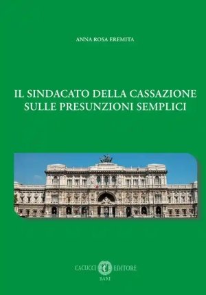 Sindacato Cassazione Presunzioni Sempl. fronte