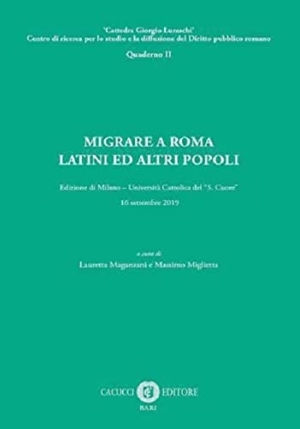 Migrare A Roma Latini E Altri Popoli fronte