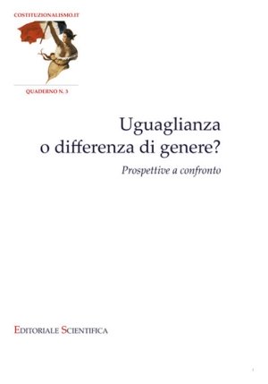 Uguaglianza O Differenza Di Genere fronte