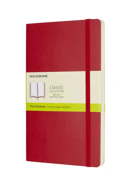 Immagine 0 di Moleskine Notebook Large Plain Scarlet Red Soft Cover