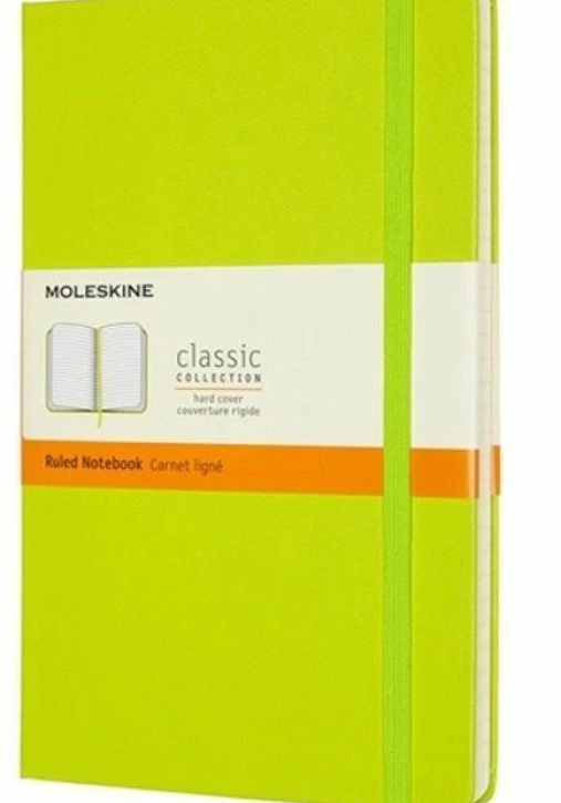 Immagine 0 di Notebook Large Ruled Hard Lemon Green