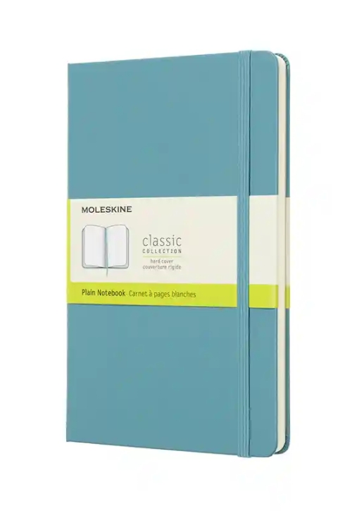 Immagine 0 di Moleskine Classic Notebook Large Plain Hard Cover Reef Blue