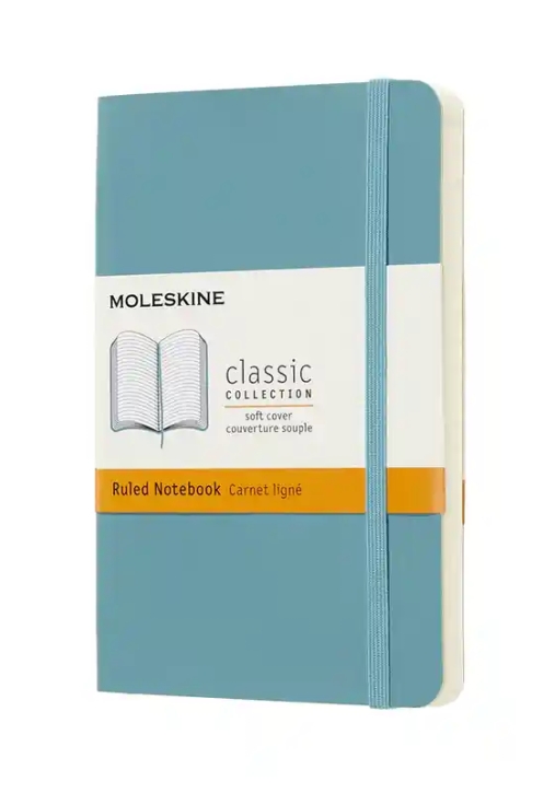 Immagine 0 di Moleskine Classic Notebook Pocket Ruled Soft Cover Reef Blue