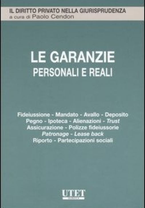 Immagine 0 di Garanzie Personali E Reali