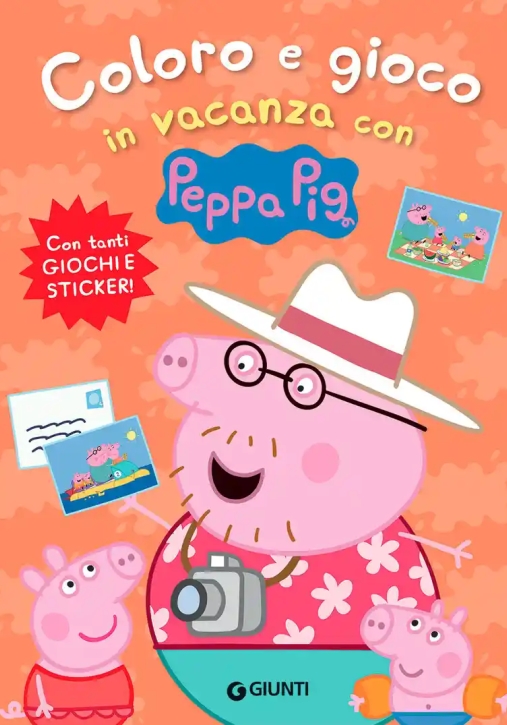 Immagine 0 di Coloro E Gioco In Vacanza Con Peppa Pig. Con Adesivi. Ediz. A Colori