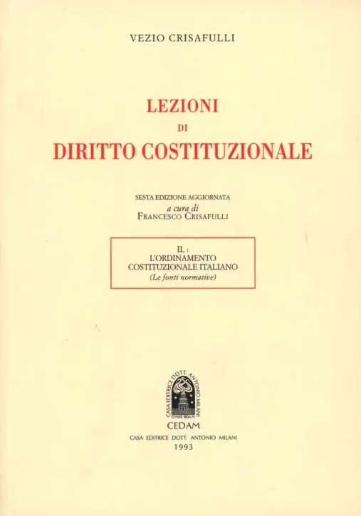 Immagine 0 di Lezioni Diritto Costituzionale Vol.2