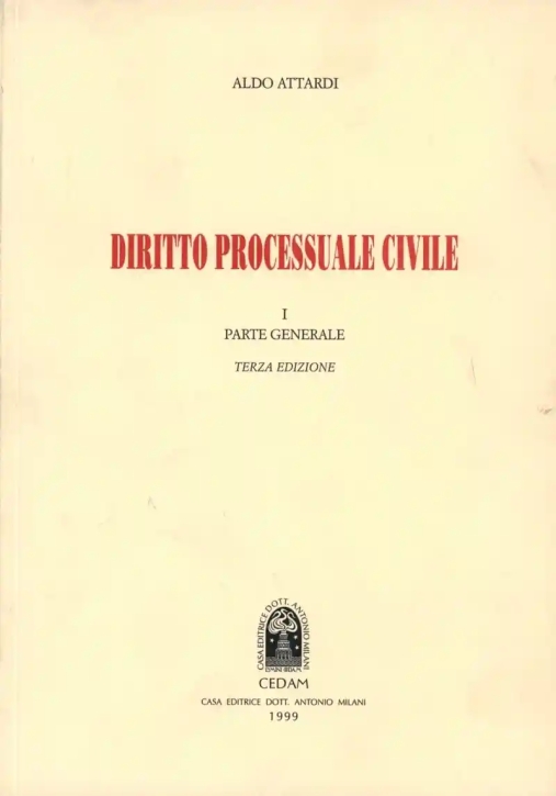 Immagine 0 di Attardi Dir.process.civ. I -22