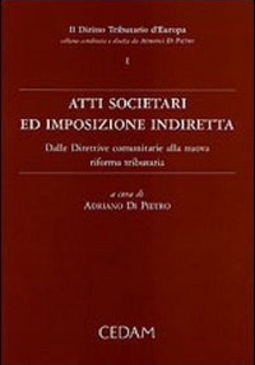 Immagine 0 di Atti Societari Ed Imposiz.ind.