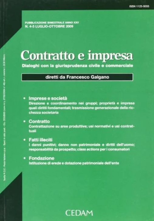 Immagine 0 di Contratto Impresa 4-5/2009 -29