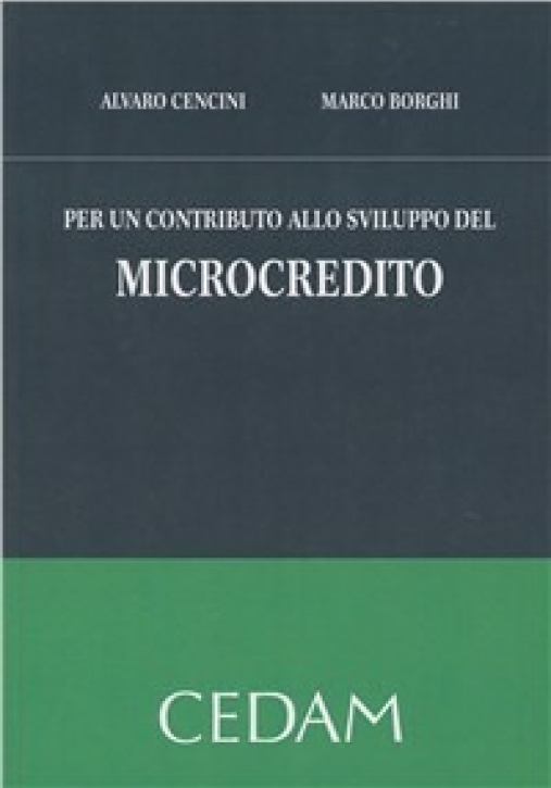 Immagine 0 di Sviluppo Microcredito-cencini-