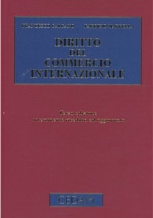 Immagine 0 di Diritto Commercio Internaz.