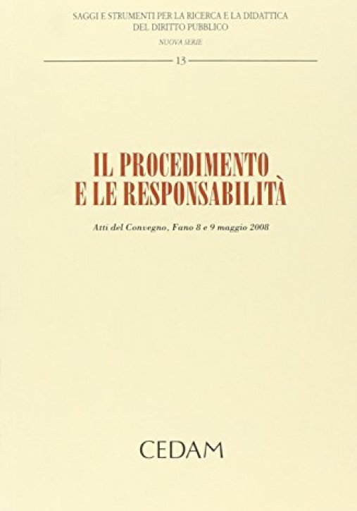 Immagine 0 di Procedimento E Responsabil.