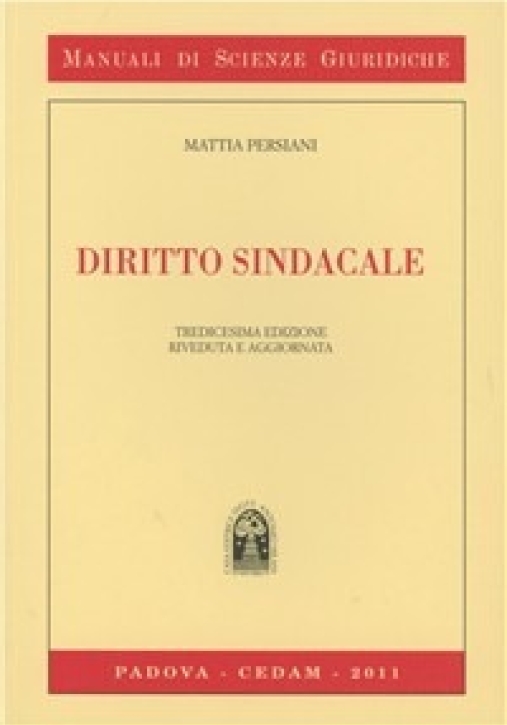 Immagine 0 di Diritto Sindacale - Persiani -