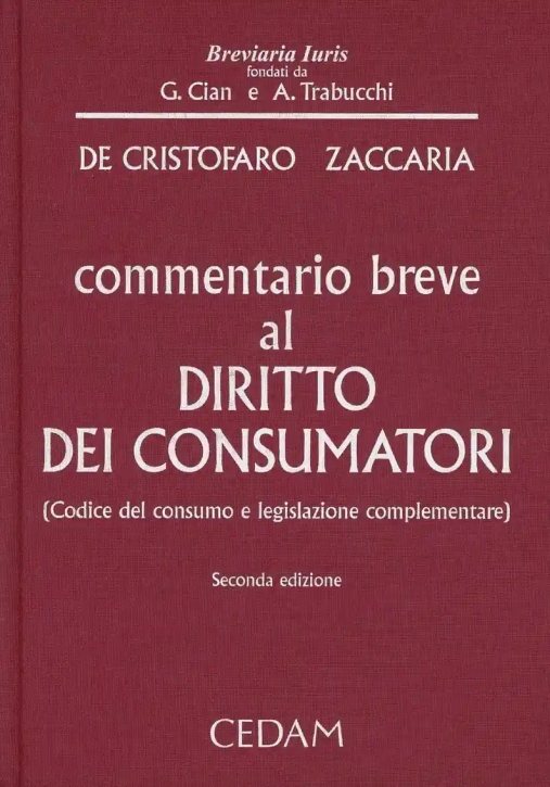 Immagine 0 di Cbr Diritto Consumatori Ii Ed.