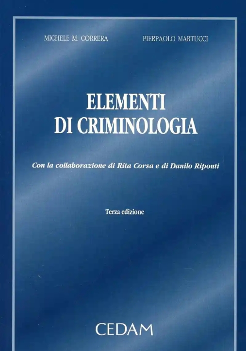 Immagine 0 di Elementi Di Criminologia