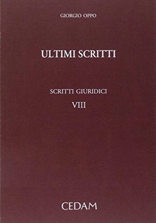 Immagine 0 di Scritti Giuridici Giorgio Oppo