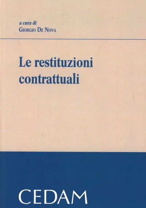 Immagine 0 di Restituzioni Contrattuali