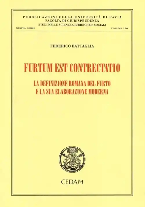 Immagine 0 di Furtum Es Contrectatio