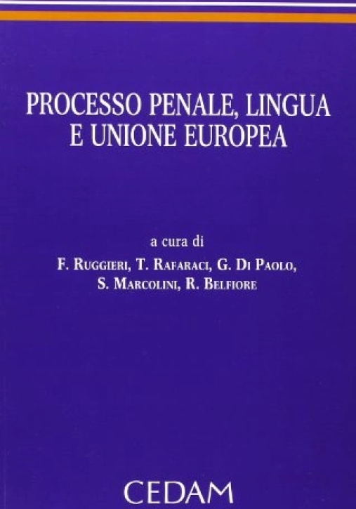 Immagine 0 di Processo Penale Lingua E Union