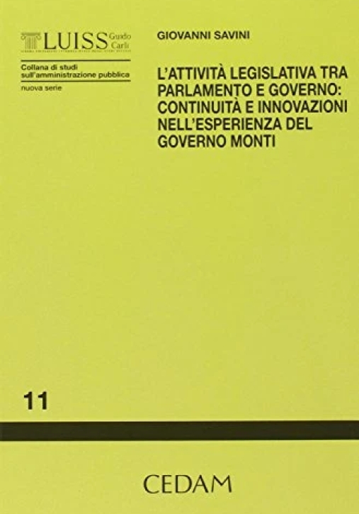 Immagine 0 di Attivita' Legislativa Tra Parl