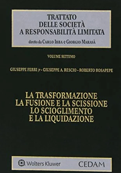 Immagine 0 di Trattato Delle Societa' Vol.7